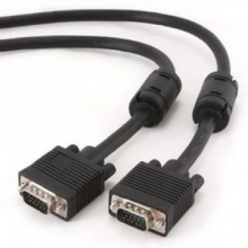 Cablu date monitor dubluecranat 30M (Negru)