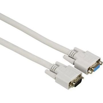 Cablu Extensie VGA Hama 20184, 1.8 m (Alb)