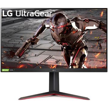 Monitor LED LG Gaming UltraGear 32GN550-B 31.5 inch 1 ms Negru HDR FreeSync Premium & G-Sync Compatible 165 Hz