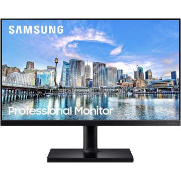 Monitor LED Samsung LF24T450FQRXEN 23.8 inch 5 ms Negru FreeSync 75 Hz