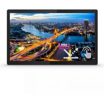 Monitor Touchscreen Philips 222B1TFL 21.5 inch 4 ms Negru 75 Hz
