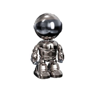 Video Baby Monitor Electroplating Iron Man A160-B, Comunicare bidirectionala, Vedere nocturna, Monitorizare 360°, Control prin aplicatie, Slot MicroSD