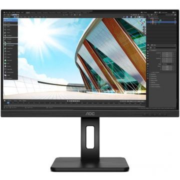 Monitor LED AOC 24P2Q 23.8 inch 4 ms Negru 75 Hz Monitor LED AOC 24P2Q 23.8 inch 4 ms Negru 75 Hz