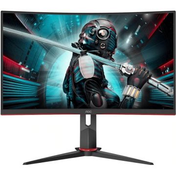 Monitor LED AOC Gaming CQ27G2U/BK Curbat 27 inch 1 ms Negru FreeSync Premium 144 Hz Monitor LED AOC Gaming CQ27G2U/BK Curbat 27 inch 1 ms Negru FreeSync Premium 144 Hz