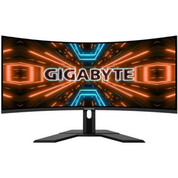Monitor LED GIGABYTE Gaming G34WQC-A Curbat 34 inch UWQHD VA 1 ms 144 Hz HDR FreeSync Premium Monitor LED GIGABYTE Gaming G34WQC-A Curbat 34 inch UWQHD VA 1 ms 144 Hz HDR FreeSync Premium