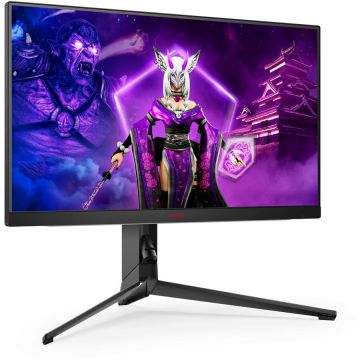 AOC Monitor Gaming MiniLED IPS AGON PRO 27 QHD HDR1000 240Hz 1ms HDMI DisplayPort USB USB-C KVM Pivot AG274QZM, Negru