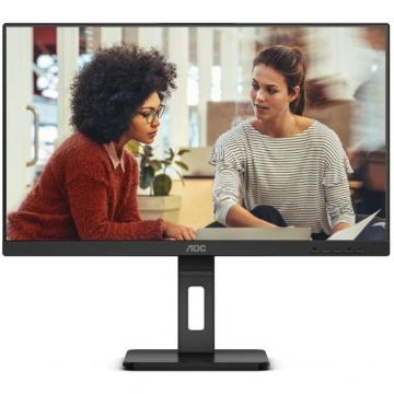 AOC Monitor VA LED AOC 27 Q27E3UMF, QHD (2560x1440), HDMI, DisplayPort, Pivot, Boxe, 75 Hz, Negru