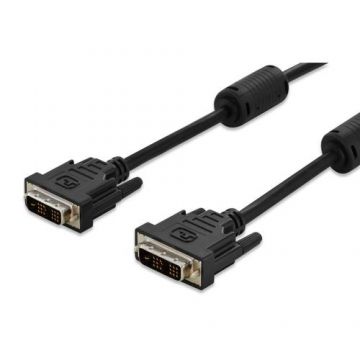 Cablu Assmann AK-320100-050-S, DVI-DVI, 5m (Negru)