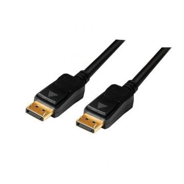 Cablu  Logilink CV0113,  4k, DisplayPort, 15m, Negru