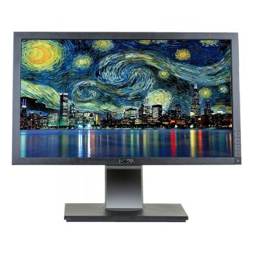 Dell P2211H  22 LED  1920 x 1080 Full HD  16:9  negru - argintiu  monitor refurbished