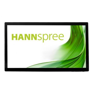 HANNSPREE Monitor HANNSPREE HT221PPB, TFT, 21.5 inch, Wide, Full HD, D-Sub, USB-C, HDMI, DP, 10 Point Touch, Negru