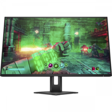 HP Monitor Gaming IPS HP LED OMEN 27 27u, Ultra HD (3840 x 2160), HDMI, DisplayPort, AMD FreeSync, Boxe, 144 Hz, 1 ms, Negru