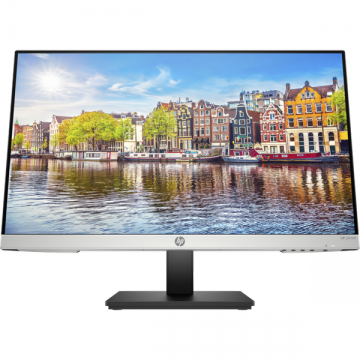 HP Monitor IPS LED HP 23.8 24mh, Full HD (1920 x 1080), VGA, HDMI, DisplayPort, Pivot, Boxe, Negru