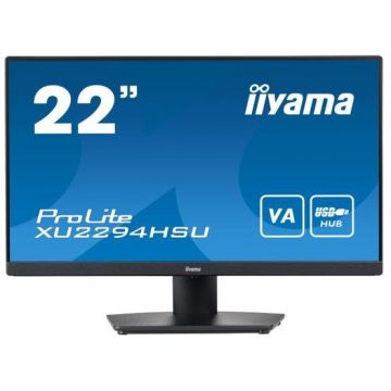 IIYAMA Monitor VA LED iiyama 21.5 XU2294HSU-B2, Full HD 1920 x 1080, HDMI, DisplayPort, AMD FreeSync, Boxe Negru