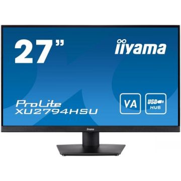 IIYAMA Monitor VA LED iiyama 27 XU2794HSU-B1, Full HD (1920 x 1080), HDMI, DisplayPort, Boxe, Negru