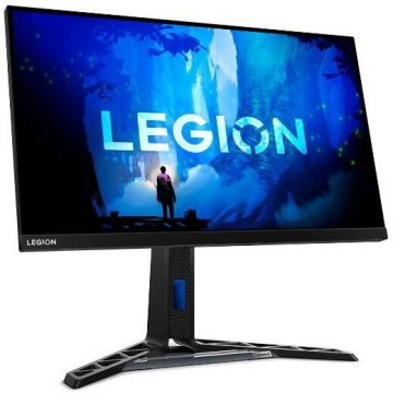 Lenovo Monitor Gaming IPS LED Lenovo 27 Y27q-30, QHD (2560 x 1440), HDMI, DisplayPort, AMD FreeSync, Pivot, Boxe, 180 Hz, 0.5 ms, Negru