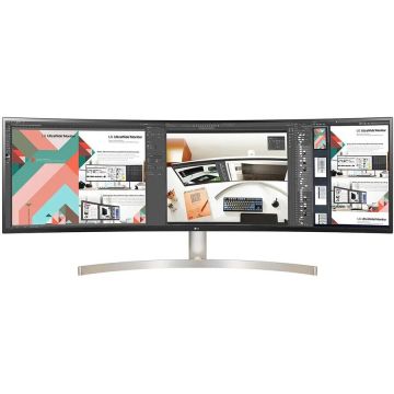 Lg Monitor curbat LED IPS LG 49, UltraWide Dual QHD, DisplayPort, USB-C, HDR 10, Vesa, Alb, 49WL95C-WE Lg Monitor curbat LED IPS LG 49, UltraWide Dual QHD, DisplayPort, USB-C, HDR 10, Vesa, Alb, 49WL95C-WE