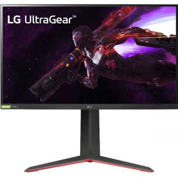 Lg Monitor Gaming Nano IPS LED LG 27 27GP850P-B, QHD (2560x1440), HDMI, DisplayPort, AMD FreeSync, Nvidia G-Sync, 180 Hz, 1 ms, Negru/Rosu