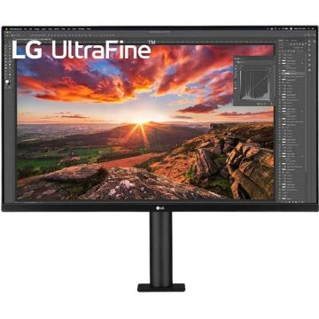 LG Monitor IPS LED LG UltraFine 31.5 32UN880P-B, UHD (3840 x 2160), HDMI, DisplayPort, Boxe, Pivot, Negru