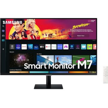 Monitor LED Samsung Smart M7 LS32BM700UPXEN 32 inch UHD VA 4 ms 60 Hz USB-C HDR