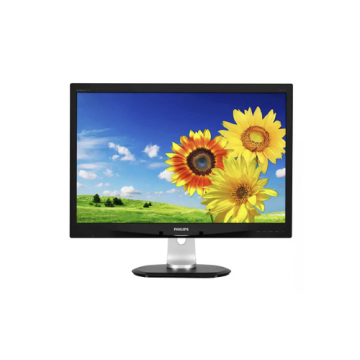 Monitor Refurbished PHILIPS 240P4Q, 24 Inch LCD Full HD​, Display Port, VGA, DVI, USB 2.0