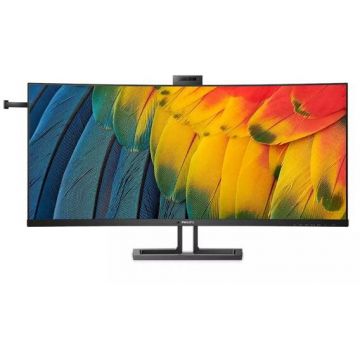 Philips MonitorIPS LED Philips 39.7 40B1U6903CH/00, 5K (5120 x 2160), HDMI, DisplayPort, Ecran Curbat, Boxe, Negru