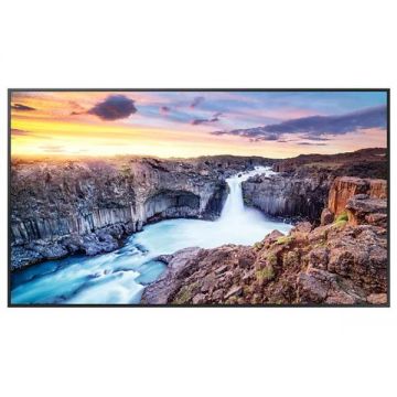 Samsung Display Profesional VA LED Samsung 75 QH75B, Ultra HD (3840 x 2160), HDMI, DisplayPort, Retea, Smartview+, Negru