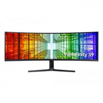 Samsung Monitor LED Curbat Samsung ViewFinity S9 LS49A950UIPXEN, 49inch, 5120x1440, 4ms, Negru