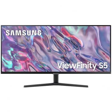 Samsung Monitor LED Samsung ViewFinity S5, 34, UHD 3440x1440, 5ms GTG, Negru