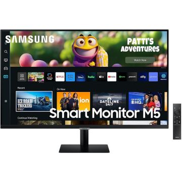 Samsung Monitor SAMSUNG Smart M5 LS27CM500EUXDU 27, 4Ms, Full HD, Negru