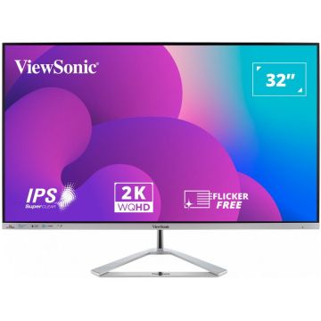 VIEWSONIC Monitor ViewSonic VX3276-2K-MHD-2, 32 QHD SuperClear IPS, 75Hz, 10 bit colour, 2 HDMI, DisplayPort, Mini DisplayPort