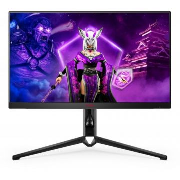 AOC Monitor LED AOC Agon Pro AG274QG, 27inch, 2560x1440, 1ms GTG, Negru-Rosu