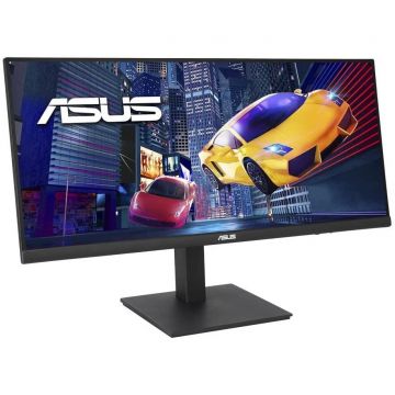 Asus Monitor Gaming IPS LED Asus 34 VP349CGL, WQHD (3440 x 1440), HDMI, DisplayPort, AMD FreeSync, Boxe, 100 Hz, 1 ms, Negru