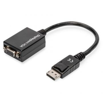 Cablu adaptor/convertor  Assmann AK-340403-001-S, VGA - DisplayPort, 0,15 m