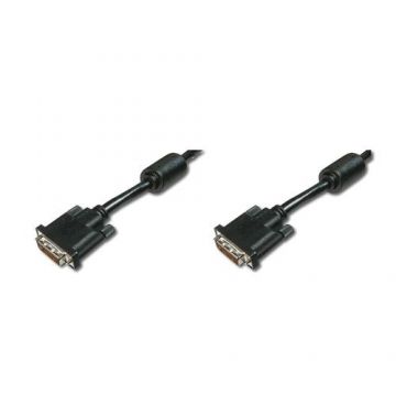 Cablu de conectare Assmann DVI, 5 m, Negru