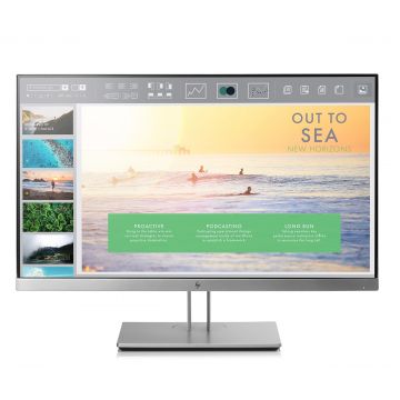 HP E233  23 IPS LED  1920 x 1080 Full HD  16:9  HDMI  displayport  negru - argintiu  monitor refurbished