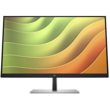 HP Monitor IPS LED HP 23.8 E24u G5, Full HD (1920 x 1080), HDMI, DisplayPort, Negru/Argintiu