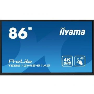 IIYAMA Display Interactiv Iiyama Seria ProLite TE8612MIS-B2AG, 86inch, 3840x2160pixeli, Negru