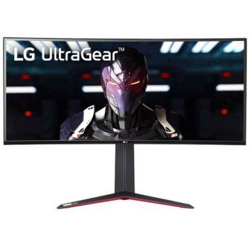 LG Monitor Gaming IPS LED LG UltraGear™ 34 34GN850P-B, WQHD (3440 x 1440), HDMI, DisplayPort, AMD FreeSync, Nvidia G-Sync, Ecran curbat, 160 Hz, 1 ms, Negru/Rosu