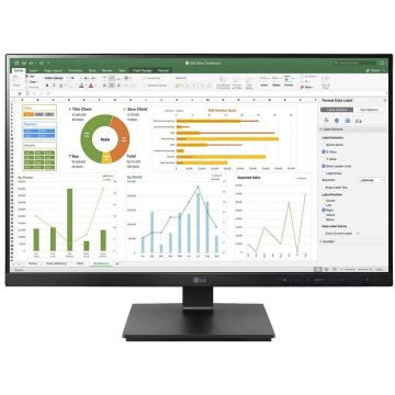 LG Monitor LG 27BN650Y-B, 1920x1080 Full HD, 27, 16:9, 75 Hz, 5 ms, DisplayPort x1 DVI x1 HDMI x1, clasa F