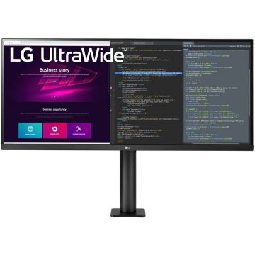 Lg Monitor, LG, UltraWide 34WN780P-B, IPS, 34, QHD 3440x1440 , HDR10, FreeSync, 300cd/m2, HDMI, DP, Negru