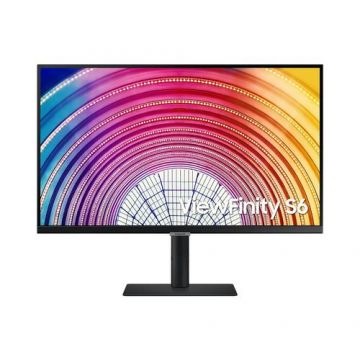 Monitor IPS LED SAMSUNG 27inch ViewFinity S6 LS27A600NAUXEN , QHD (2560x1440), HDR, DisplayPort, HDMI, USB, 75hz, Pivot (Negru)