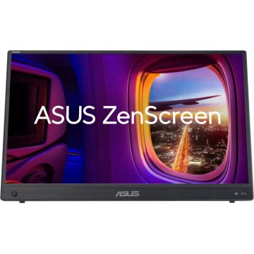 Monitor LED ASUS Portabil ZenScreen MB16AHG 15.6 inch FHD IPS 3 ms 144 Hz USB-C FreeSync Premium
