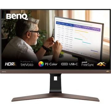 Monitor LED BenQ EW2880U 28 inch UHD IPS 5 ms 60 Hz USB-C HDR FreeSync