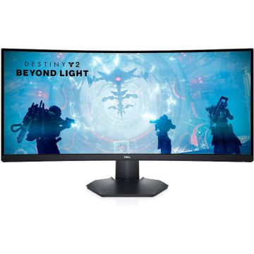 Monitor LED DELL Gaming S3422DWG Curbat 34 inch UWQHD VA 1 ms 144 Hz HDR FreeSync Premium Pro