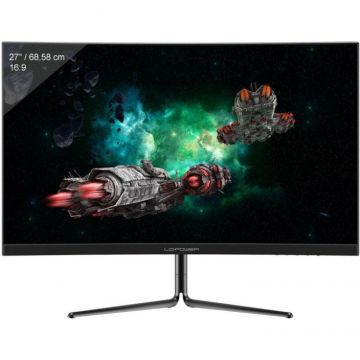 Monitor LED Gaming Curbat LC-M27-FHD-165-C-V2 27 inch FHD VA 1ms 165Hz Black