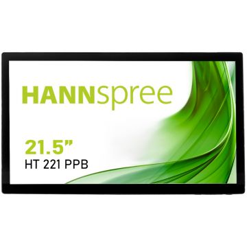 Monitor LED Hannspree HT221PPB Touchscreen 21.5 inch FHD VA 4 ms 60 Hz