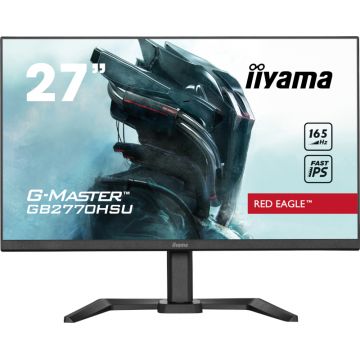 Monitor LED IIyama Gaming Red Eagle G-MASTER GB2770HSU-B5 27 inch FHD IPS 0.8 ms 165 Hz FreeSync Premium