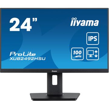 Monitor LED IIyama ProLite XUB2492HSU-B6 23.8 inch FHD IPS 0.4 ms 100 Hz FreeSync