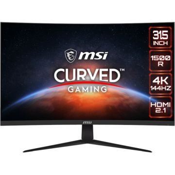 Monitor LED MSI Gaming G321CU Curbat 31.5 inch UHD VA 1 ms 144 Hz USB-C HDR FreeSync Premium Monitor LED MSI Gaming G321CU Curbat 31.5 inch UHD VA 1 ms 144 Hz USB-C HDR FreeSync Premium